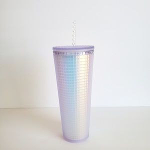 STARBUCKS Unicorn White Grid Cold Cup Tumbler